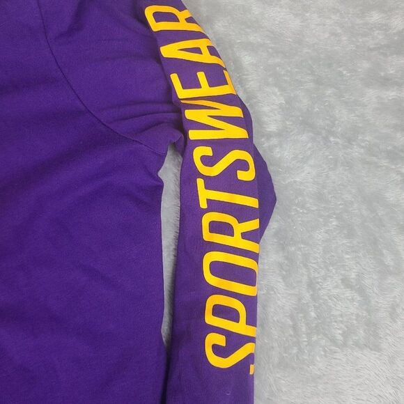 Y2K Nike Sportswear Air Max 90  long sleeve‎ Tee Purple Size X-Large Vintage - Picture 5 of 8